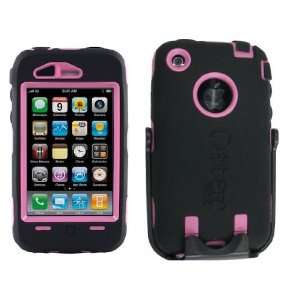  New OEM Apple iPhone 3GS Pink/Black Otterbox Defender Case 