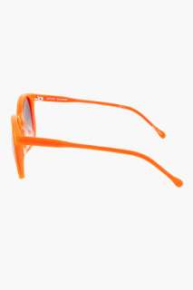Matthew Williamson Neon Orange Sunglasses for women  SSENSE