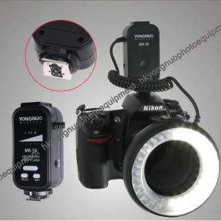 Yongnuo LED Macro Ring MR 58 Flash Light for Nikon Canon Pentax DSLR 