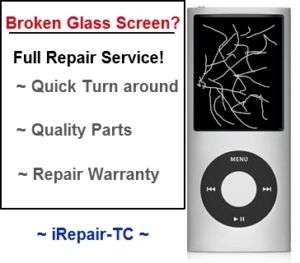 iPod Nano 4th gen Broken Glass Screen Repair Service  