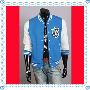 NEW Casual Varsity C Letterman College Baseball Cotton Sporty Jacket 