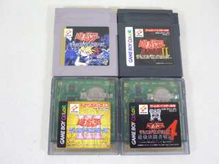 GAME BOY Lot of 4 Yugioh Duel Monsters Set Nintendo Game Boy  