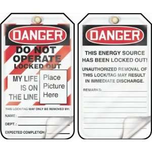   LINE Tags Self Laminating Cardstock (5 7/8 x 3 1/8)   1 Pack of 25