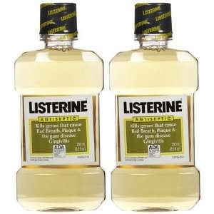 Listerine Antiseptic Adult Mouthwash Original 8.45 oz, 2 ct (Quantity 