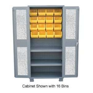   Clearview Heavy Duty Bin Cabinet 20 Bins 2 Shelves 