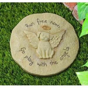  Dog Memorial Stepping Stone Run Free Now Play With Angels 
