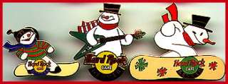 Hard Rock Cafe DENVER 99 Snowman Series PIN #2/3 Guitar  