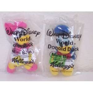  Kellogs Mini Beans Donald Duck and Daisy Duck Collectible 