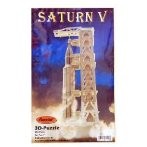    3D Wooden Puzzle SATURN V Woodcraft Construction Kit Toys & Games