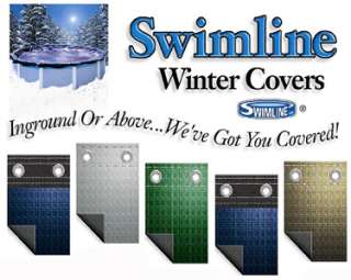   18 x 36 Rectangle with a left step Supreme Guard Winter Pool Cover