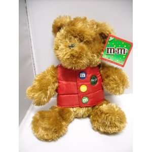 Teddy Bear Red Jacket Plush Toy New without tag