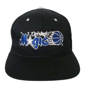  NBA Vintage Orlando Magic Snapback Hat Cap   Black Sports 
