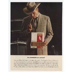   Ranger Cigars Man Holding Cigar Box Print Ad (17736)