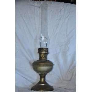   aladdin Oil Lamp and hurricane Vintage 25 x 6.5 