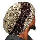 Rasta Crochet Slouchy Tam Beanie Reggae Marley Jamaica Rastafari 