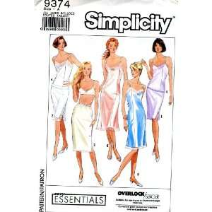  Simplicity Essentials Slip, Half Slip, Camisole Sewing 