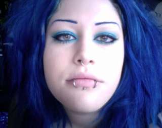   Hair Dye Amplified Shocking Blue Colour Gothic Punk Rockabilly  