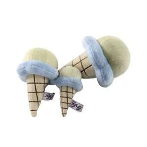  Gelato Ice Cream Cone Plush Dog Toy (Large): Pet Supplies