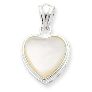   Reversible Heart Mother of Pearl Pendant West Coast Jewelry Jewelry