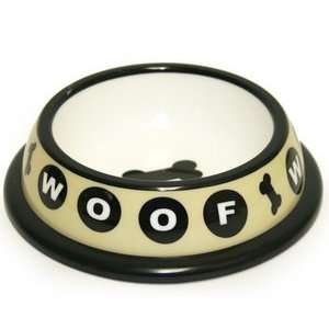  Woof Plastic Dog Bowl  : Pet Supplies