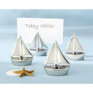   Shining Sails Silver Place Card Holders (Set of Four) 