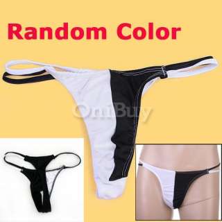 Sexy Mens Two Colors Underwear T back Briefs G string  