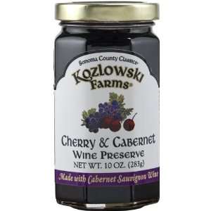 Kozlowski Farms Wine Preserve, Cherry Grocery & Gourmet Food