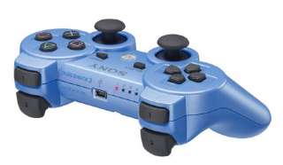 GENUINE SONY PS3 DUALSHOCK 3 WIRELESS CONTROLLER CANDY BLUE  