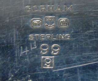 Gorham Sterling Silver Open Sugar Bowl Pattern 99  