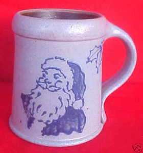1992 Dated ROCKDALE UNION STONEWARE Christmas Mug  