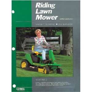  Service Manual RIDING MOWER 1992 & NEWER Patio, Lawn 