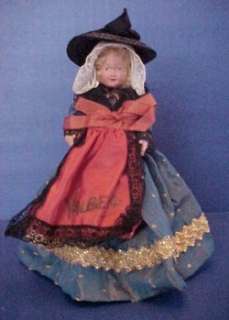 VINTAGE 5 CELLULOID DOLL IN NATIONAL COSTUME  SWISS  