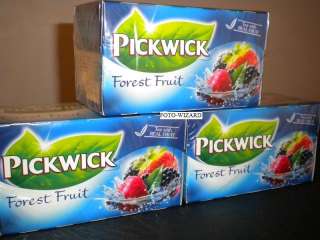 PICKWICK FOREST FRUIT FLAVOUR 3 SEALED PACK 60 TEA BAGS  
