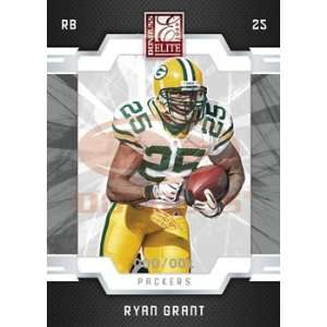 Ryan Grant   Green Bay Packers   2009 Donruss Elite NFL Football 