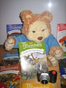   Playskool TJ Bearytales Teddy Bear Reads 7 Books 6 Cartridges  