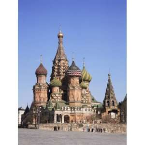 St. Basils Cathedral, Red Square, Unesco World Heritage Site, Moscow 