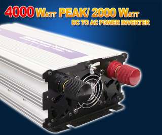 Brand New MAX Thunder TM 4000W Peak/ 2000W Continuous Power Inverter 