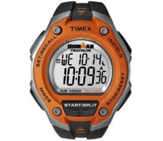 Timex Mens Ironman 30 LAP Orange Silver Watch T5K529  