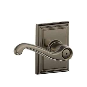 Schlage F40FLA620ADD Addison Collection Flair Privacy Lever, Antique 