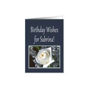 Birthday Wishes for Sabrina Card