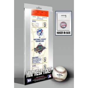 My Ticket TFMMBBWS92 1992 MLB World Series Toronto Blue Jays Mini Mega 