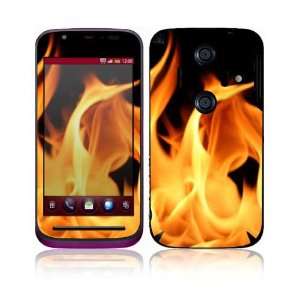 Sharp Aquos IS12SH Decal Skin Sticker   Flame