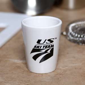    Olympics U.S. Ski Team 1.75oz. White Shot Glass