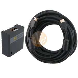  50 FT / 15 M HDMI Cable + HDMI Signal Booster Combo Electronics