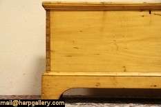Country Pine 1830s Coffee Table, Trunk, Blanket Chest or Bench  