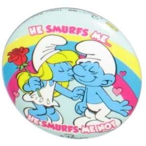  The Smurfs He Smurfs Me Kissing Button Toys & Games