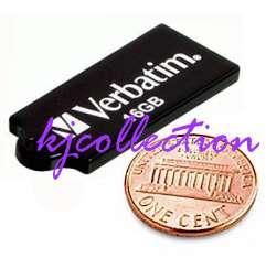 Verbatim 16GB 16G USB Flash Drive Mini Slim BLACK Micro  