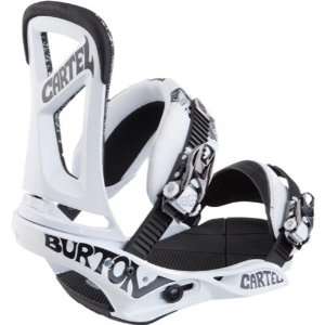  Burton Cartel Snowboard Bindings   Mens White Sports 