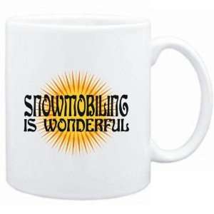  Mug White  Snowmobiling is wonderful  Hobbies Sports 