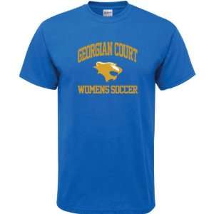   Court Lions Royal Blue Womens Soccer Arch T Shirt: Sports & Outdoors